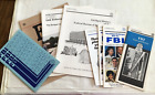 vintage F.B.I. HISTORY, FACTS, RECRUITMENT, OPPORTUNITIES, FBI PAMPHLETS, BOOKS