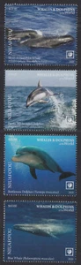 Niuafo'ou (2020) Whales & Dolphins of the World, Part II, Large Stamp - Sgls,Set - Picture 1 of 1