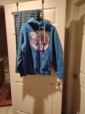 NASCAR Tony Stewart #14 Hombre’s Pull Over Polar Sudadera con Capucha Azul Nueva Talla Grande  Foto 1 de 4