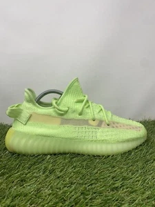 Yeezy Boost 350 V2 Sneakers Gid Glow Green Neon Comfortable Shoes Men’s Size 7 - Picture 1 of 10