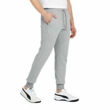 PUMA Heather Gray Lounge Fleece Jogger Sweatpants Size M Medium Mens Pants