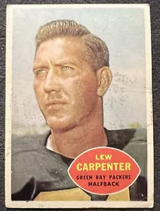 1960 TOPPS LEW CARPENTER (PACKERS) #53 LOW GRADE CREASED - Picture 1 of 2