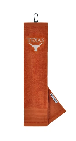 Collegiate Face/Club Embroidered Towel Texas Longhorns Cover