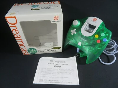 Dreamcast controller Lime Green Sega DC Japan tested working games authentic jp - Image 1 of 4