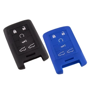 2x Silikon Fob Fernschlüssel Abdeckung für Cadillac Escalade ESV EXT 07–14 - Picture 1 of 5