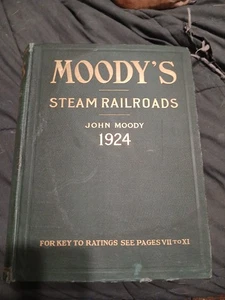 Moody's Steam Railroads 1924 - Picture 1 of 13