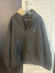 NUEVO CON ETIQUETAS Para hombres Polo Ralph Lauren Negro Bi-Swing Chaqueta Forrada a Cuadros XL - Imagen 1 de 5