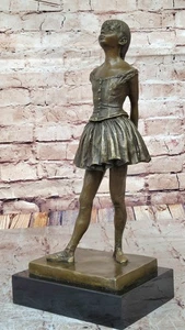 THE BALLERINA BRONZE SCULPTURE EDGAR DEGAS COLLECTOR EDITION HEAVY 13 POUNDS - Picture 1 of 10