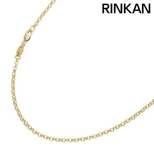 CHROME HEARTS COLLANA cuori cromati 22k R20 rotolo catena oro 20 pollici collana uomo usata cc04a