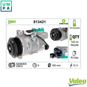 COMPRESSOR AIR CONDITIONING 813421 FOR BMW N47D20A/C M47D20 N46B20B 2.0L 4cyl - Picture 1 of 12