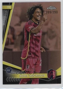 2024 Topps Chrome MLS rifrattore oro rosa /250 Aziel Jackson #190 Rookie RC - Foto 1 di 4
