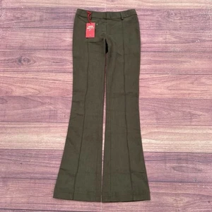 Y2K Miss Sixty New Kirk Style Flared Bell Bottom Green Jeans 27 Italy Designer - Picture 1 of 11