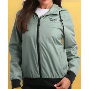 Reebok Damen Jacke wetterfest Fleece gefüttert Windbreaker Medium Neu mit Etikett CR5 - Bild 1 von 10