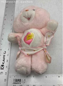 Care Bears Pink Baby Hugs Blue Eyes Soft Stuffed Plush Bear Toy With Diaper - Picture 1 of 6