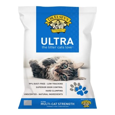Ultra UnScented Clumping Clay Cat Litter 40 lb. Bag - Image 1 of 4