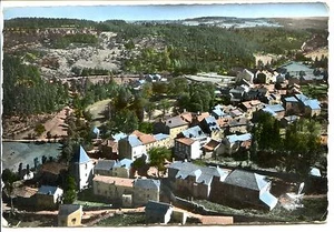 CP 48 LOZERE - Grandrieu - Vue générale colorisée - Picture 1 of 1
