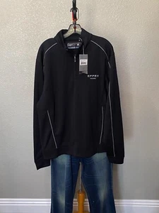 NWT Cutter & Buck Embroidered Effen Vodka Zippered SWEATER Large L - Picture 1 of 7