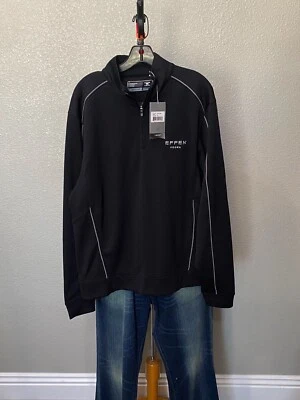 NWT Cutter & Buck Embroidered Effen Vodka Zippered SWEATER Large L  - Image 1 of 4