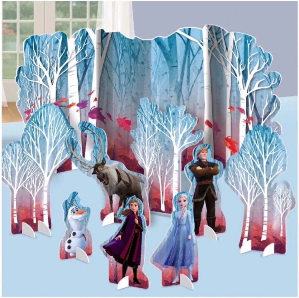 Frozen II Disney Princess Movie Kids Birthday Party Table Decorating Kit - Image 1 of 1