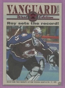 2000 00-01 PACIFIC VANGUARD PRESS WEST EDITION AVALANCHE PATRICK ROY #4 - Picture 1 of 1