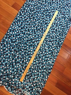 Designer Silk Fabric sold By The Yard 54” wide  Celebrity Polkadot - Image 1 of 4