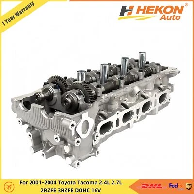 Cabeça de cilindro compatível com 2001-2004 Toyota Tacoma 2.4L 2.7L 2RZFE 3RZFE DOHC 16V - Imagem 1 de 4