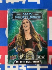 Dr Britt Baker DMD 2022 UD AEW All Elite Main Features Green 150/199
