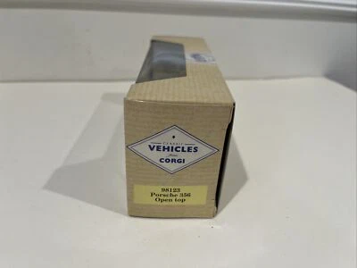 Corgi Classic Vehicles Model Porsche Open Top Silver #98123 1993 Mattel - Image 1 of 4