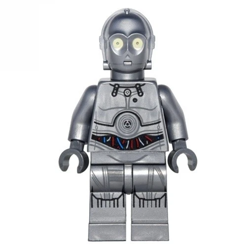 NEW LEGO STAR WARS U-3PO MINIFIG Silver Protocol Droid Minifigure u3po C 75146 - Image 1 of 1