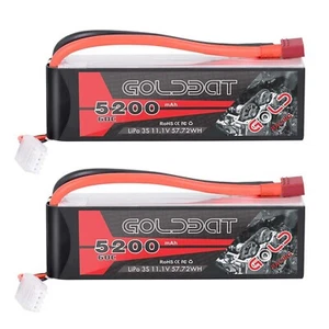 GOLDBAT LiPo RC Battery 5200mAh 3S 60C 11.1V LiPo RC Short Battery with Deans... - Picture 1 of 6