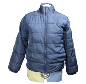 The Children's Place Long Sleeve Puffer Coat Pockets Zip Up Blue Youth L (10-12) - Picture 1 of 24