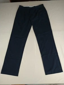 Polo de Ralph Lauren Khakis para hombre 36/34 azul marino bolsillos plisados preparados de algodón - Imagen 1 de 13