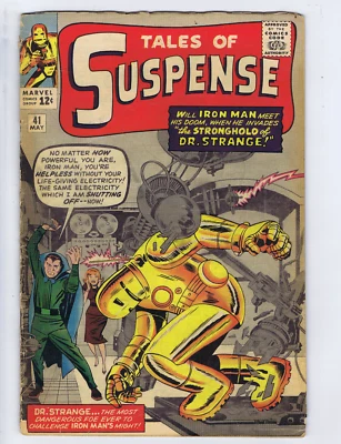 Tales of Suspense # 41 Marvel 1963 " The Stronghold of Dr. Strange !" - Image 1 of 4