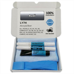 LY7H AKOYASILBER Silber Lackstift für Audi  A3 A4 A6 A8 CABRIOLET S4 R8 S6 S3 S