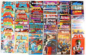 54 Batman DC Comic Book Lot Vintage Silver Age Outsiders Katana Predator Bondage