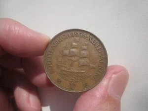 1935 SOUTH AFRICA PENNY - Imagen 1 de 2