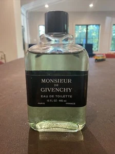 GIANT VINTAGE GIVENCHY GENTLEMAN Perfume Glass Dummy Factice Display Bottle 7” T - Picture 1 of 6