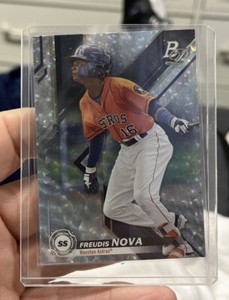 Freudis Nova 2019 Topps Bowman Platinum Top Prospects Ice Rookie Card #TOP-60