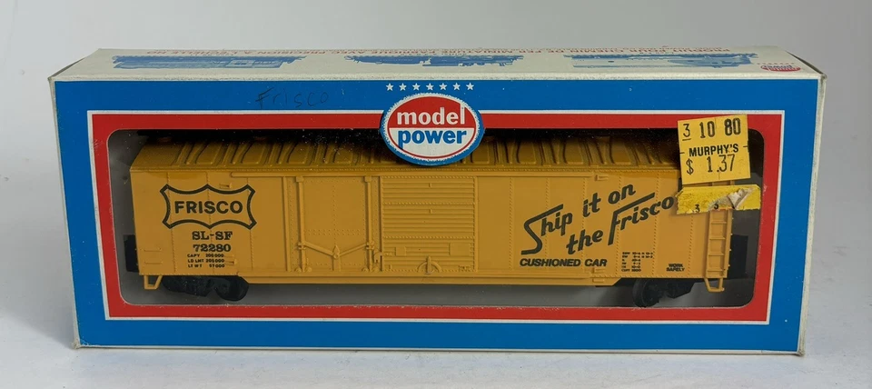 Vtg Model Power HO Scale Frisco 9037 Combo Box Car In Original Box Please Read - Image 1 of 4