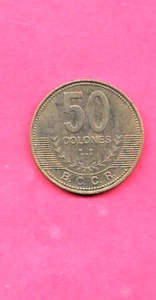 COSTA RICA KM231.1b 2012 vz - super fein - schöne grosse 50 colones münze - Bild 1 von 1