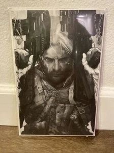 BRZRKR #1 Dan Quintana B&W Virgin Variant  Limited to 300 NM+ - Picture 1 of 5