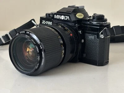 Minolta X-700 MPS Film Camera + MD Zoom 28-85mm F/3.5 - 4.5 Lens From Japan - Image 1 of 4