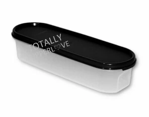 Tupperware #1 Super Ovalado Modular Mates 3.5 Tazas Esmerilado con Sello Negro ❤️ - Imagen 1 de 1