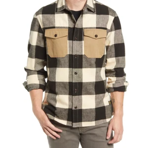 NWT L.L. Bean Men's L.L.Bean x Todd Snyder Chamois Shirt with Trim (Sz. L) - Picture 1 of 11