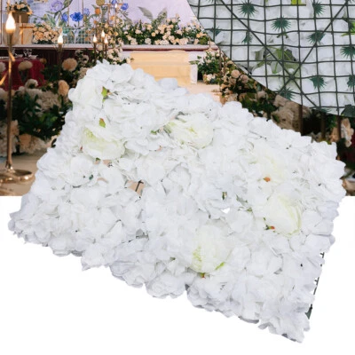 6PCS Artificial Hydrangea Flower Wall Panel For Wedding Party Backdrop 60x40cm - Image 1 of 4