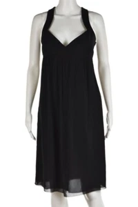 Emilio Pucci Firenze Womens Dress Size 10 Black Sheath Sleeveless Knee Length - Picture 1 of 5