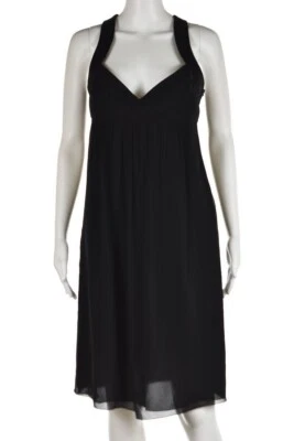 Emilio Pucci Firenze Womens Dress Size 10 Black Sheath Sleeveless Knee Length - Image 1 of 4