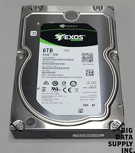 Seagate, ST6000NM0095 7E8 6 TB 3,5"" Disco rigido SAS, P/N 1YZ210-004/003 argento - Foto 1 di 6