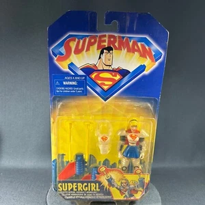 Superman Animated Series Supergirl Action Figure Vintage 1998 Hasbro - Picture 1 of 19