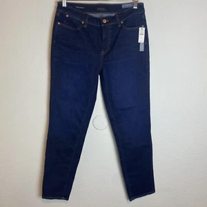 Talbots Damen Größe 4 Jeans Slim Ankle Stretch Dark Denim Baumwollmischung Freizeit - Bild 1 von 9